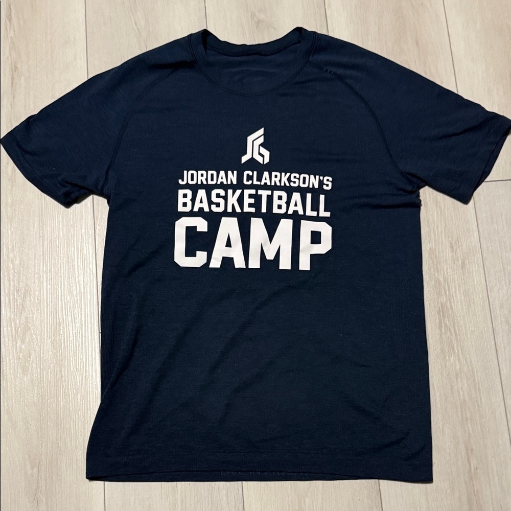 Jordan Clarkson Basketball Camp Tee - Navy with White Logo DriFit Under Armour